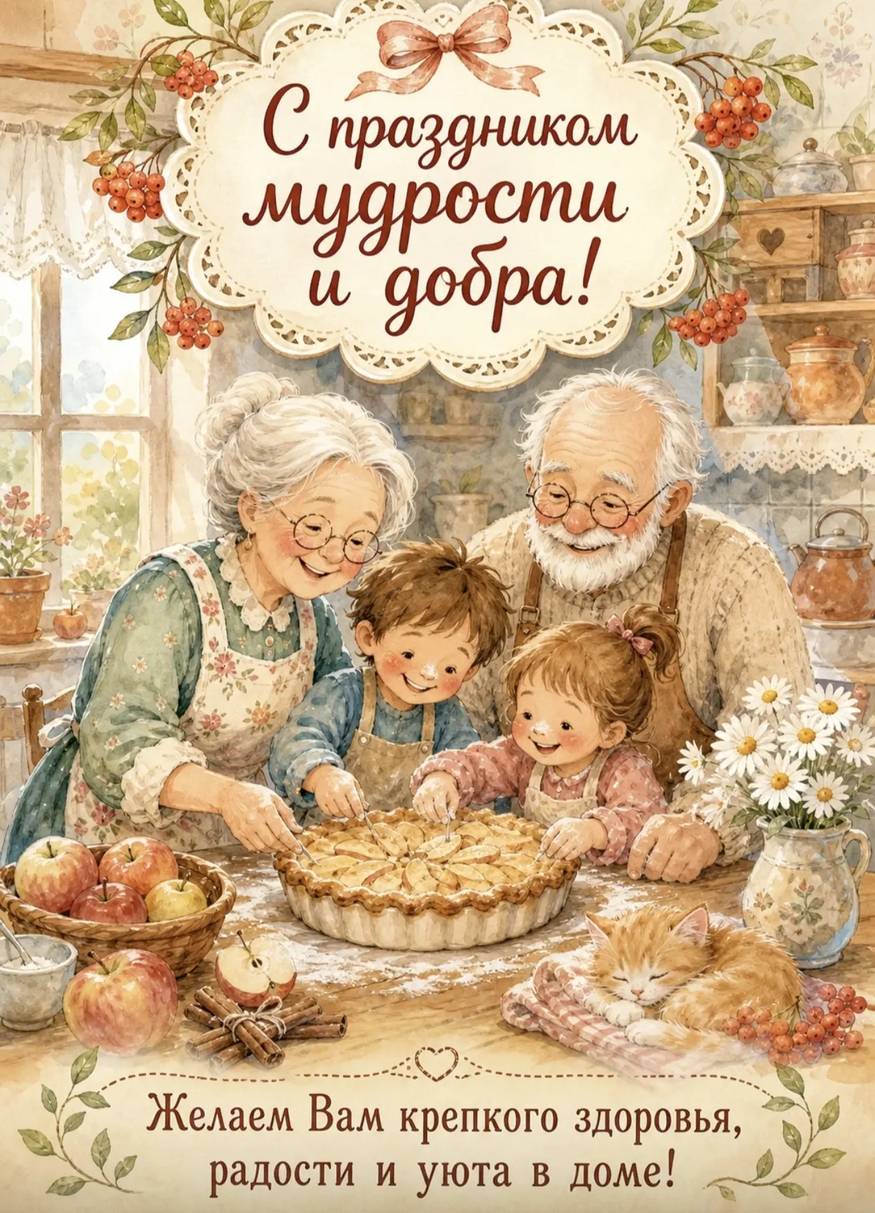 🍁🍁🍁 1 октября, мы отмечаем особенный, добрый и светлый праздник – День пожилого чело...