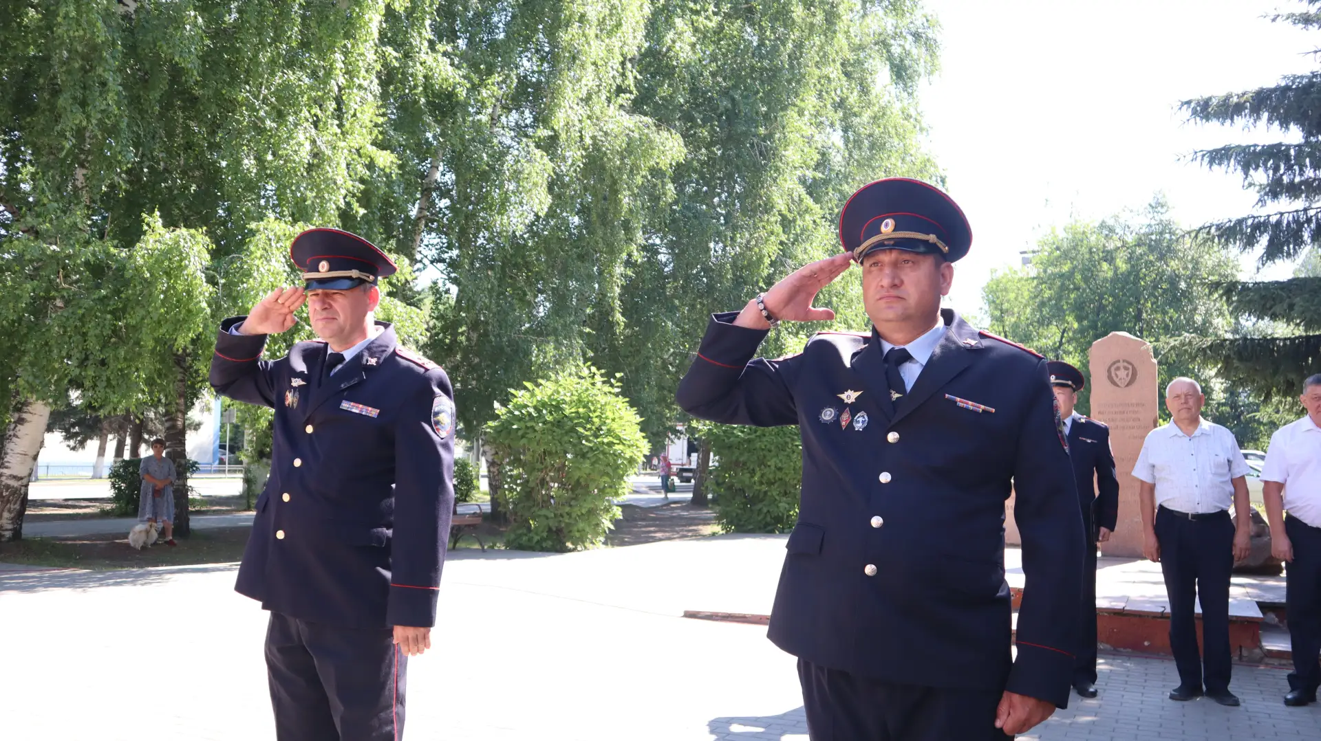👮‍♂️ В Горно-Алтайске состоялся гарнизонный развод строевых подразделений полиции, посвященный Дню 