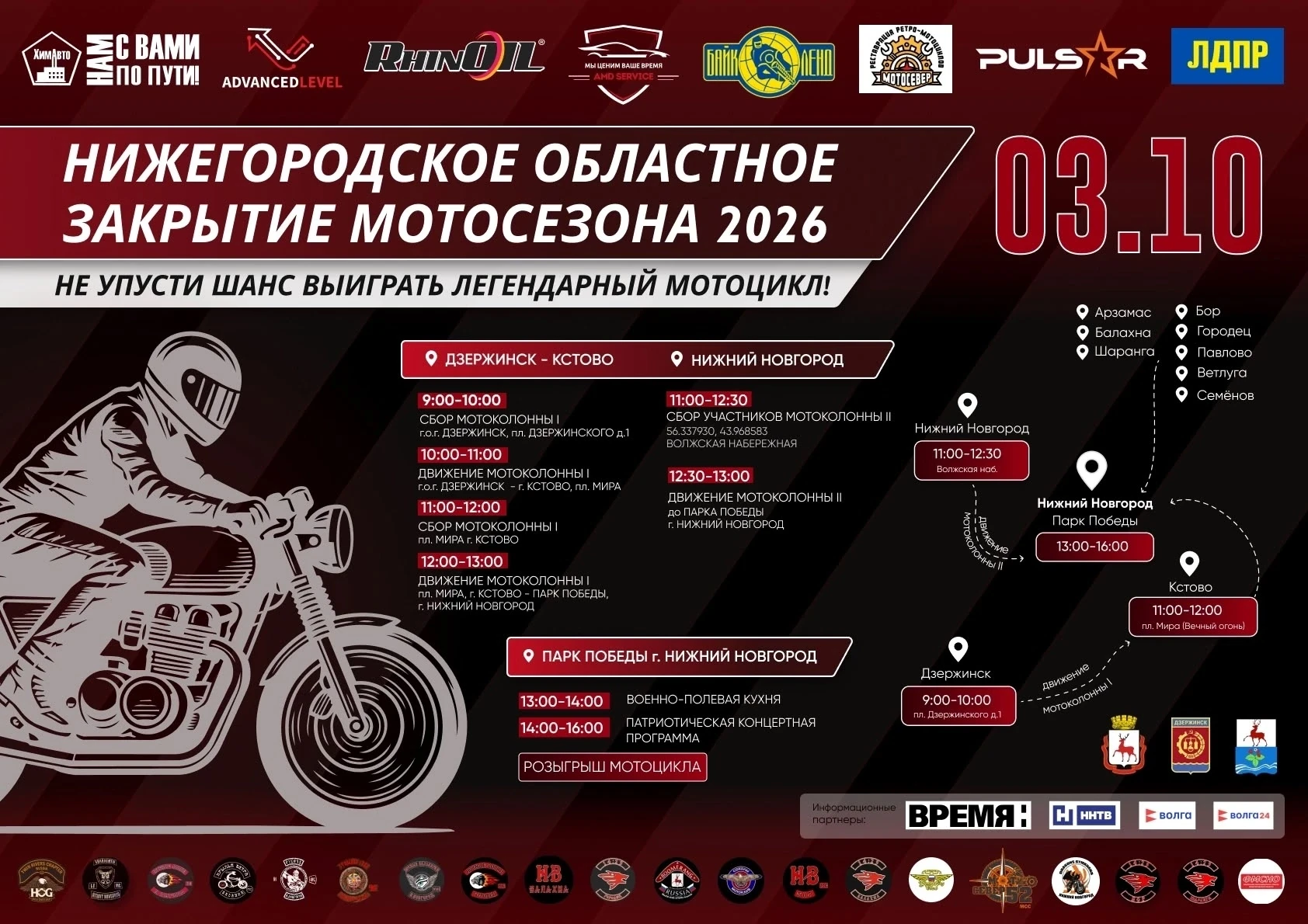 Мото закрытие