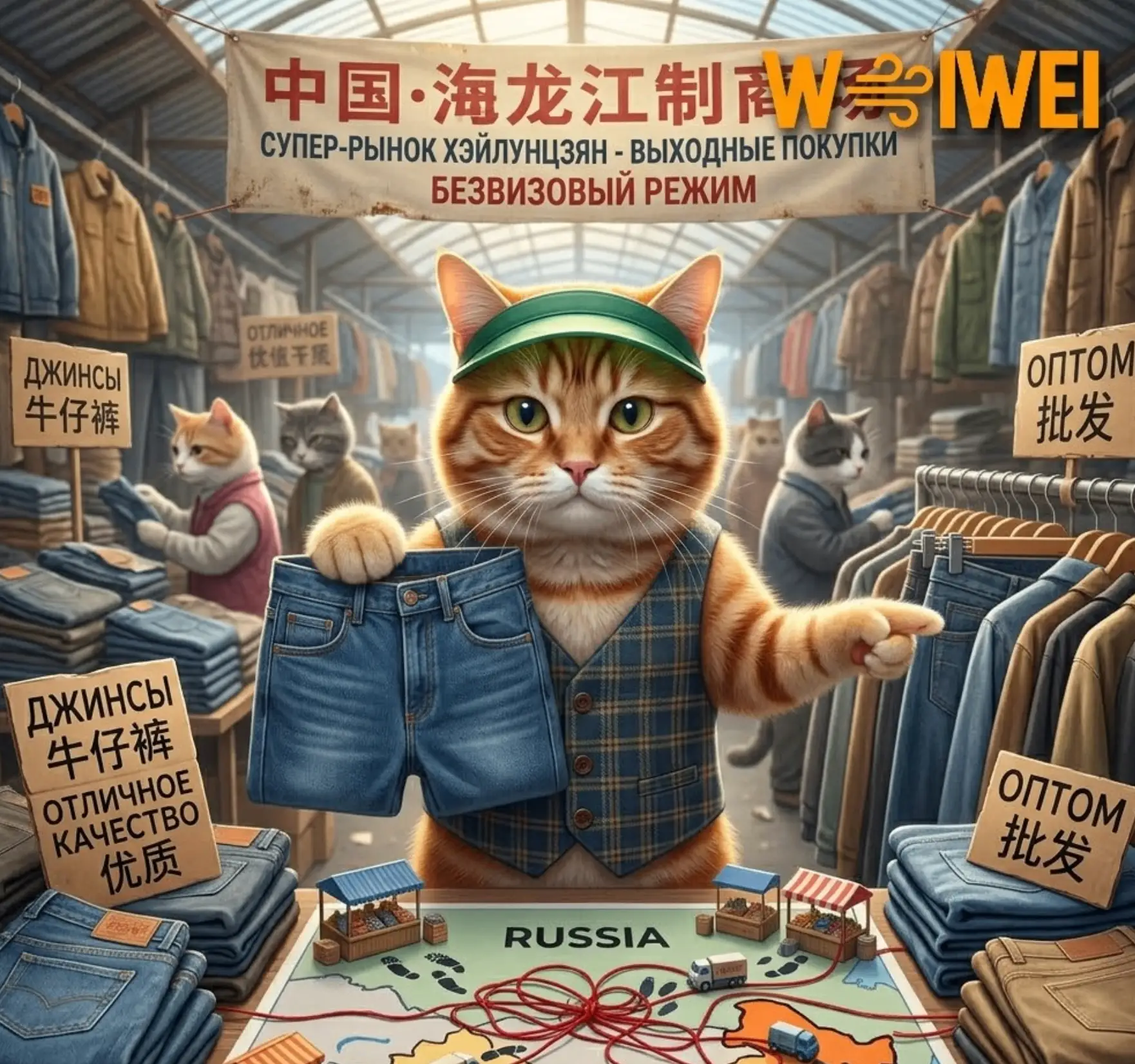 Китайский шопинг на выходных: турпоток в Хэйлунцзян вырос на 60% 📈                                 