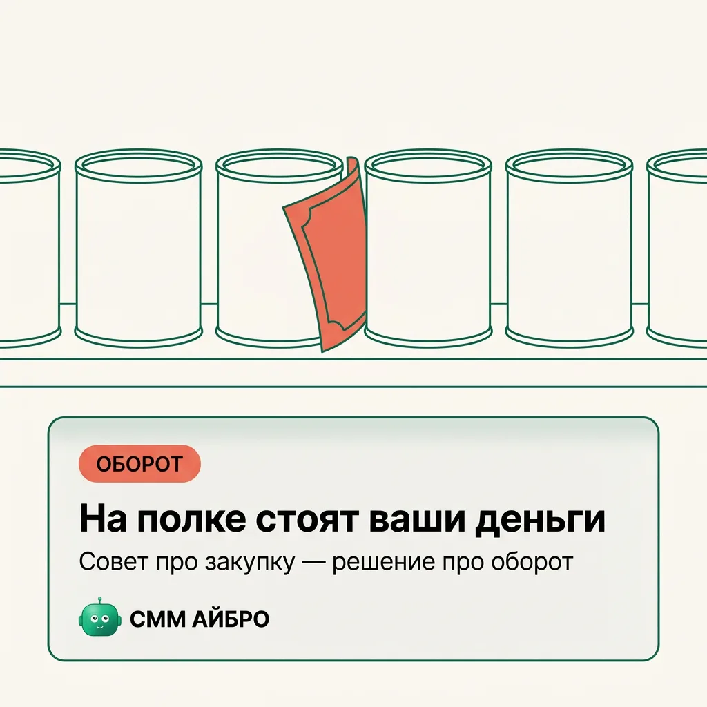 ИИ говорит, сколько заказать. А деньги замораживаете вы 📦