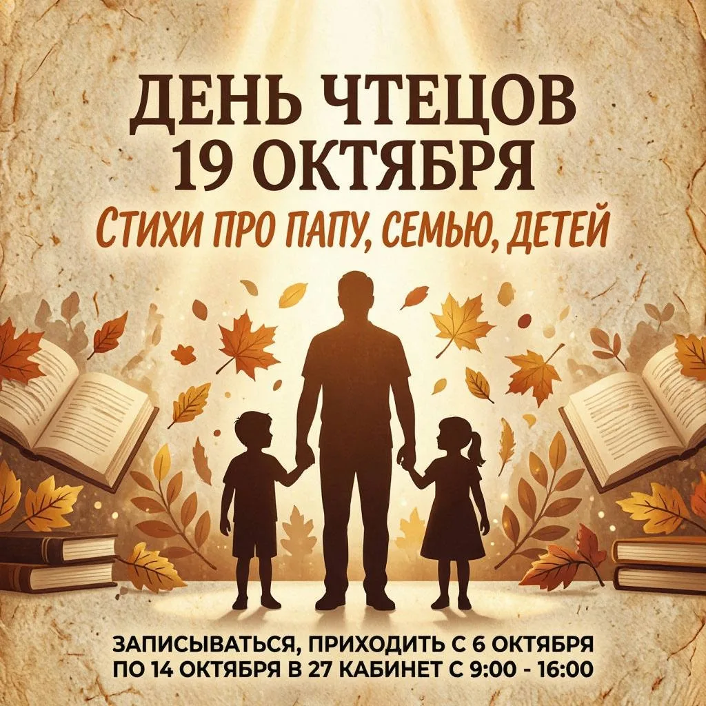 📢 Внимание, друзья! Приглашаем на конкурс чтецов!