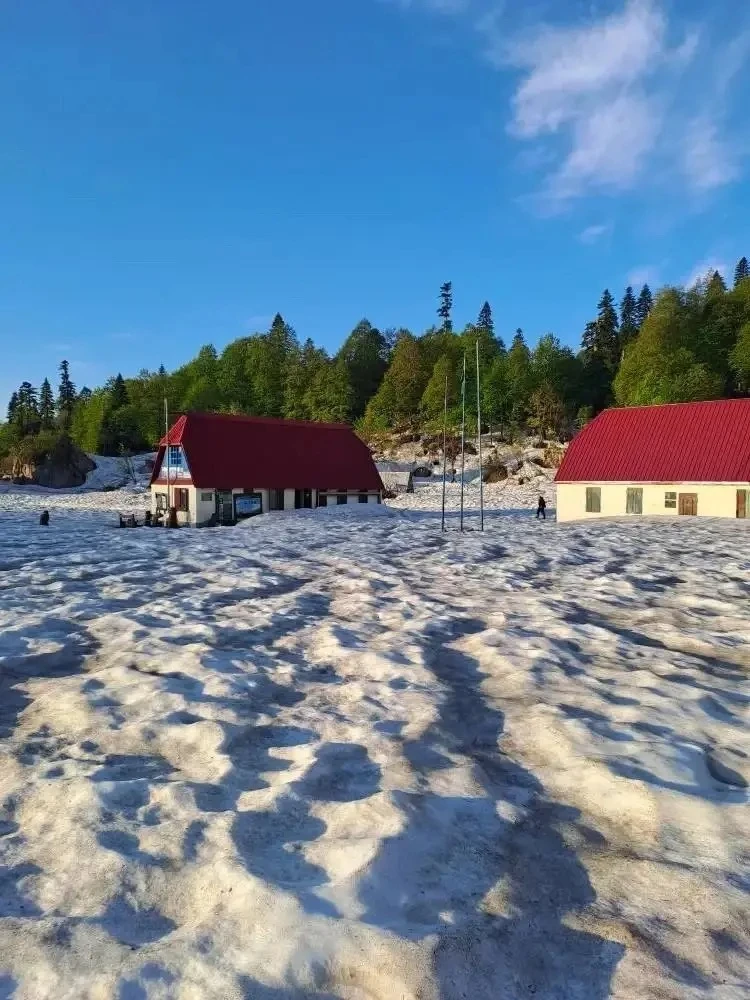 Кавказский заповедник опубликовал фото на популярных летних маршрутах - Фиште и Бзерпинском карнизе.