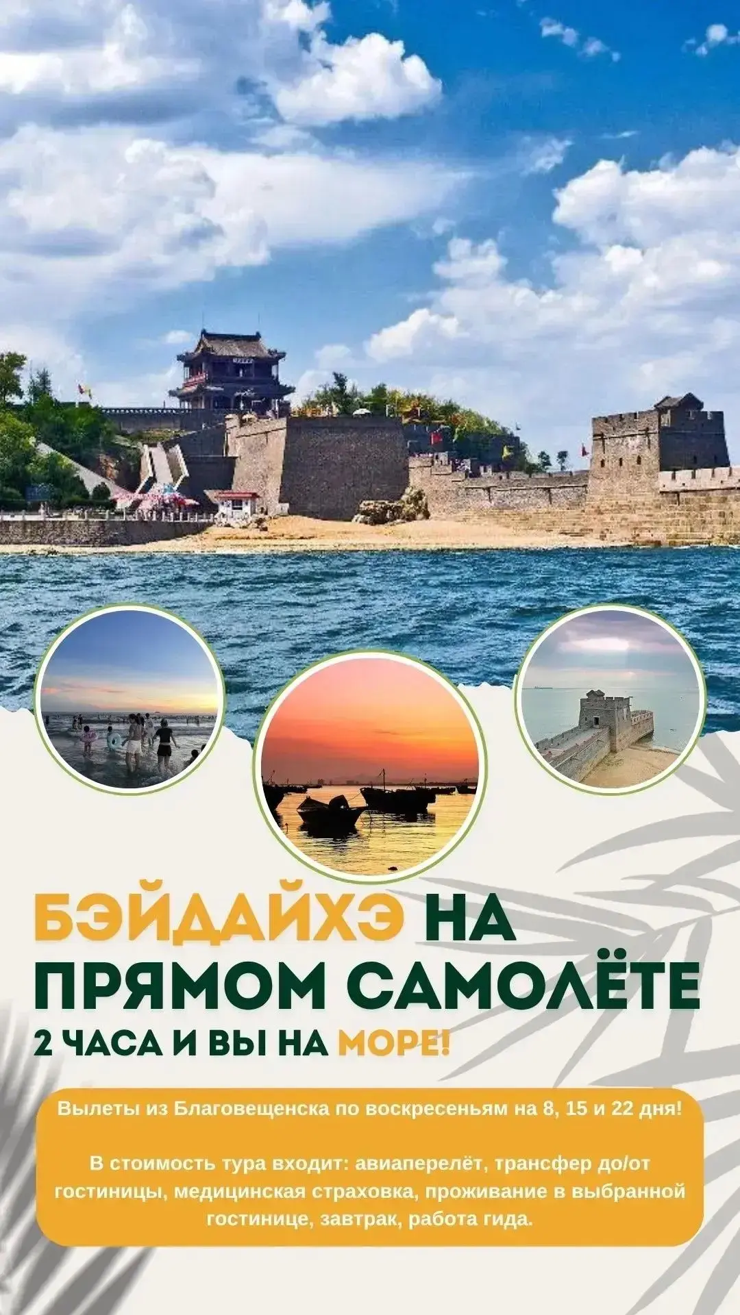 💜 Бэйдайхэ на самолете из Благовещенска