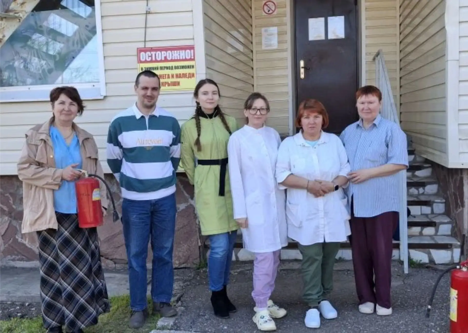 В рамках проведения месячника пожарной безопасности в апреле–мае 2026 года в Городской клинической б