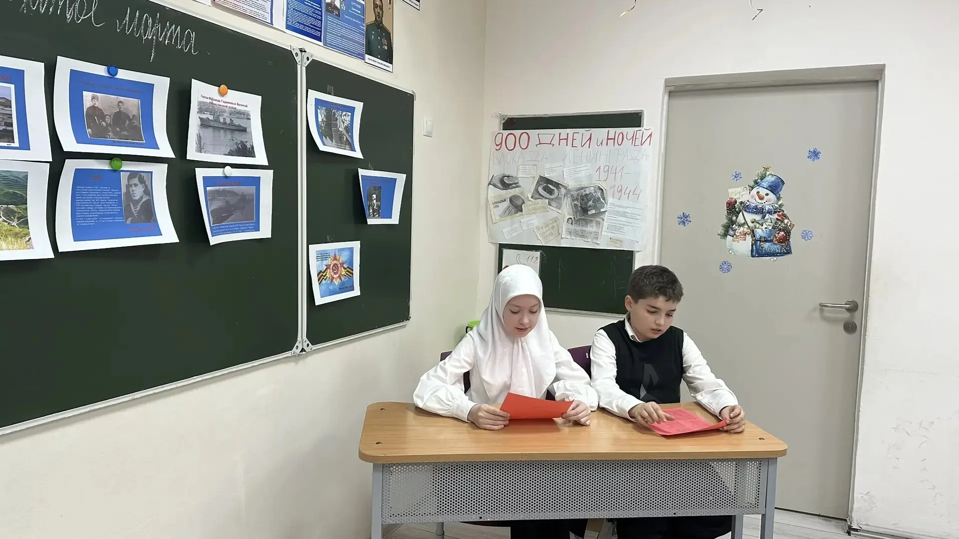 В 6/4 был проведён классный час , посвященный памяти Героя СССР Магомеда Гаджиева.  Ребята узнали о 