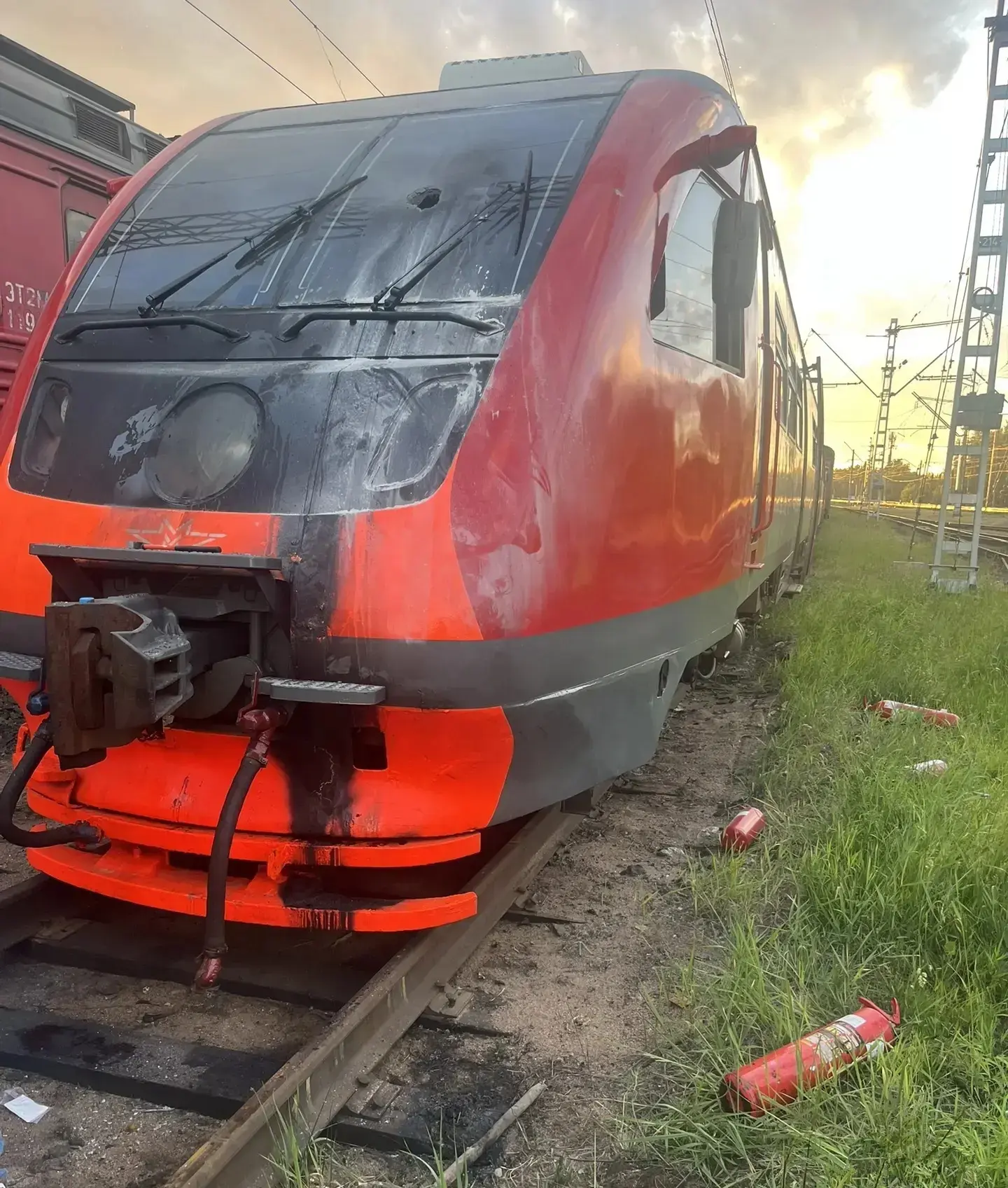 В Петербурге при содействии транспортного ОМОН Росгвардии задержан злоумышленник, причастный к поджо