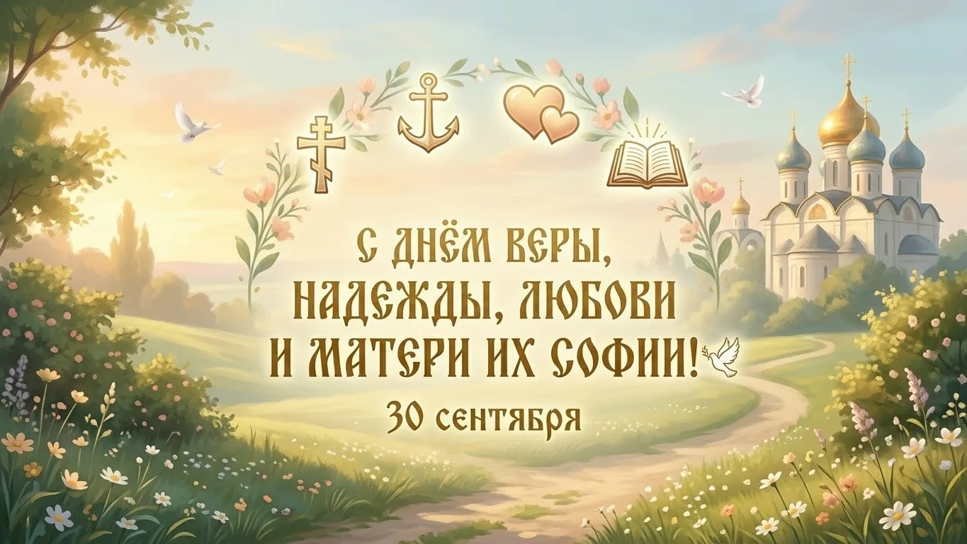 🕊️ С Днём Веры, Надежды, Любови и матери их Софии!