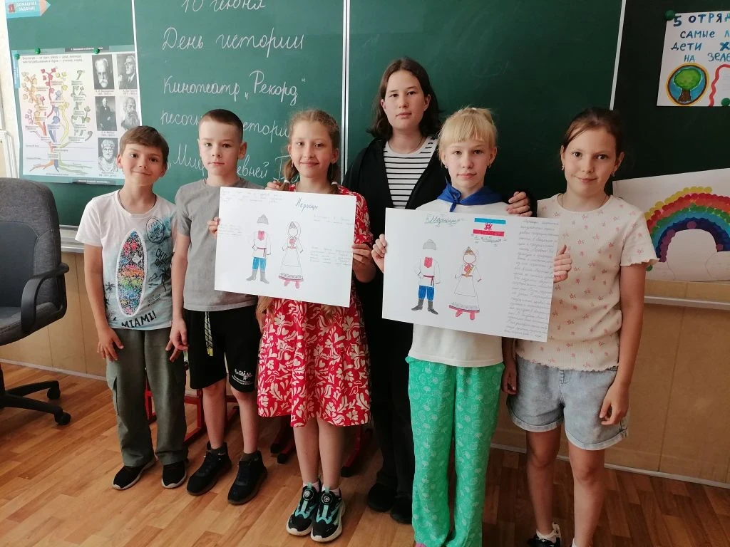 🎉 День России в лагере «Солнышко»: праздник единства и творчества! 🎉