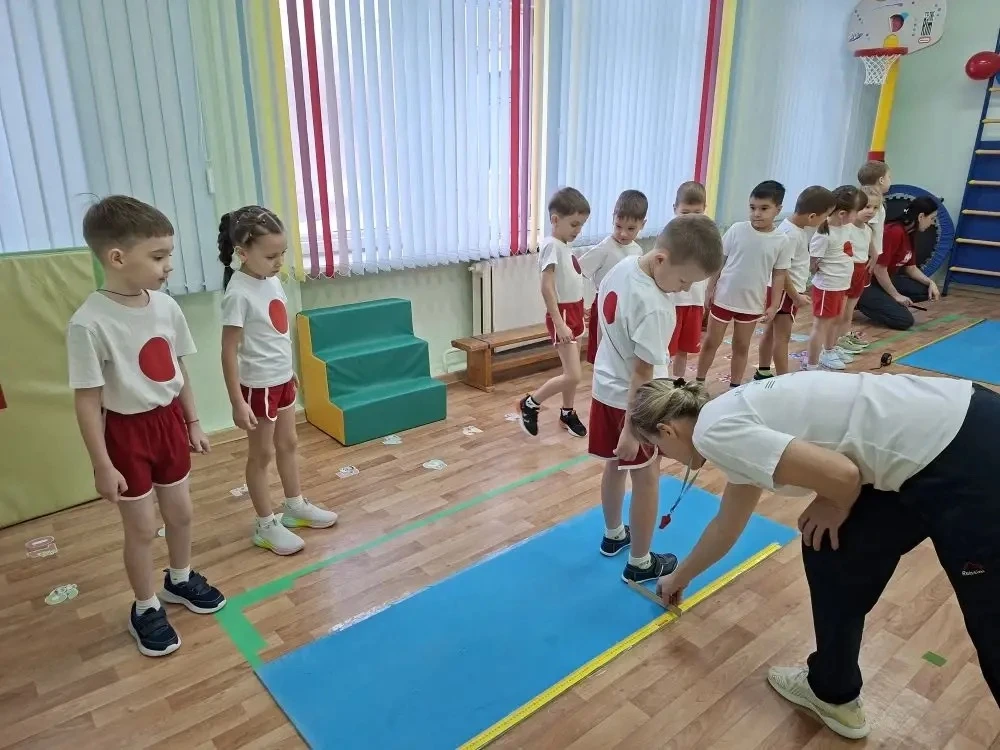 ❗🏃️В нашем детском саду прошел локальный этап Республиканской полиолимпиады для детей ...
