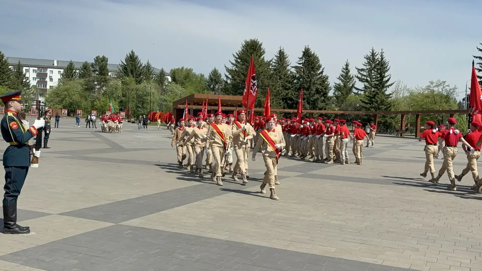 ✨ 20 мая наш юнармейский отряд имени Е.М. Задворнова принял участие в региональном слёте юнармейских