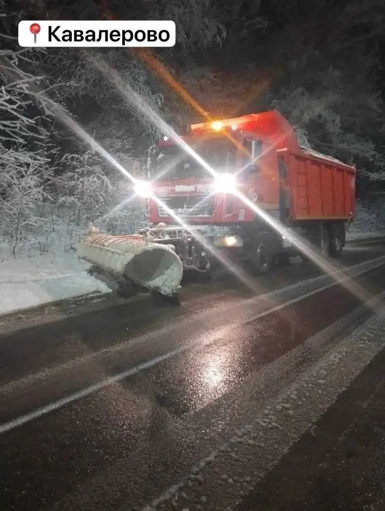 ☃️В некоторых районах Приморья выпало до 10 сантиметров снега   В Кавалеровском, Лазовском, Чугуевск