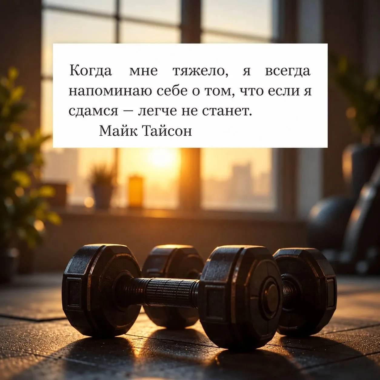 Не сдавайтесь в день, когда особенно тяжело 💪