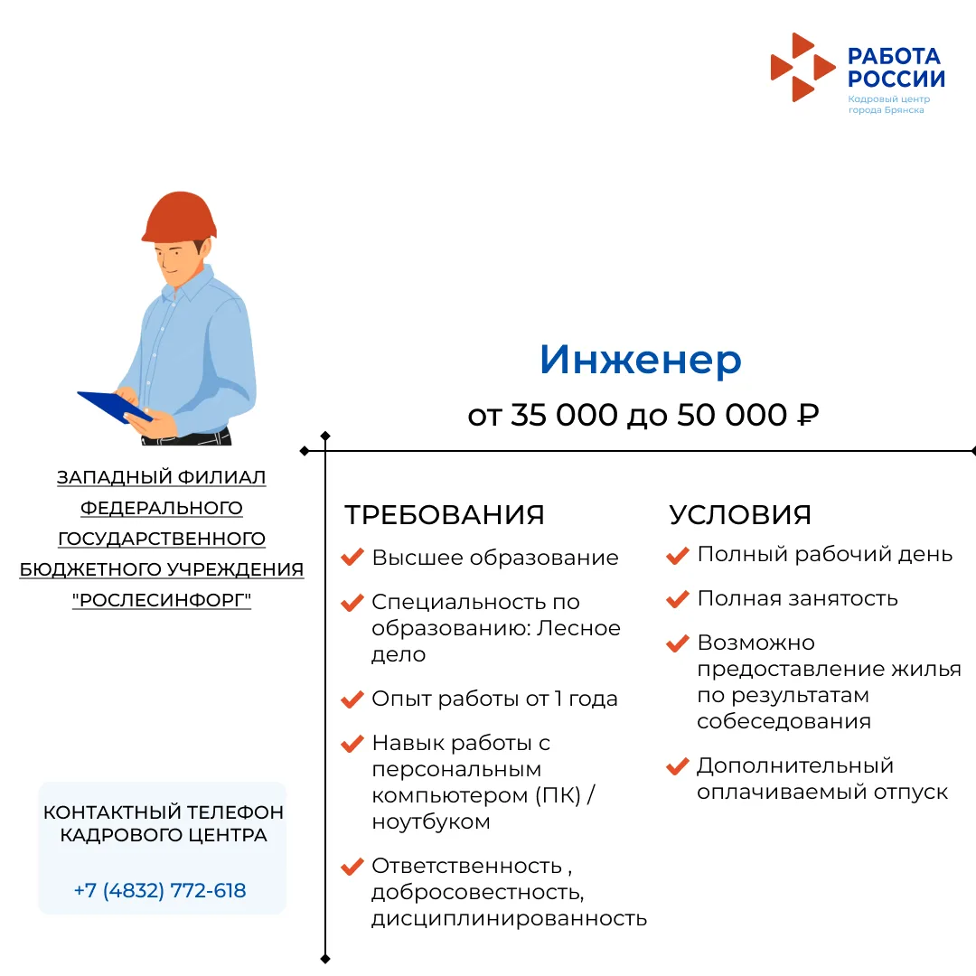 Инженер в ЗАПАДНЫЙ ФИЛИАЛ ФЕДЕРАЛЬНОГО ГОСУДАРСТВЕННОГО БЮДЖЕТНОГО УЧРЕЖДЕНИЯ "РОСЛЕСИНФОРГ"

Больше