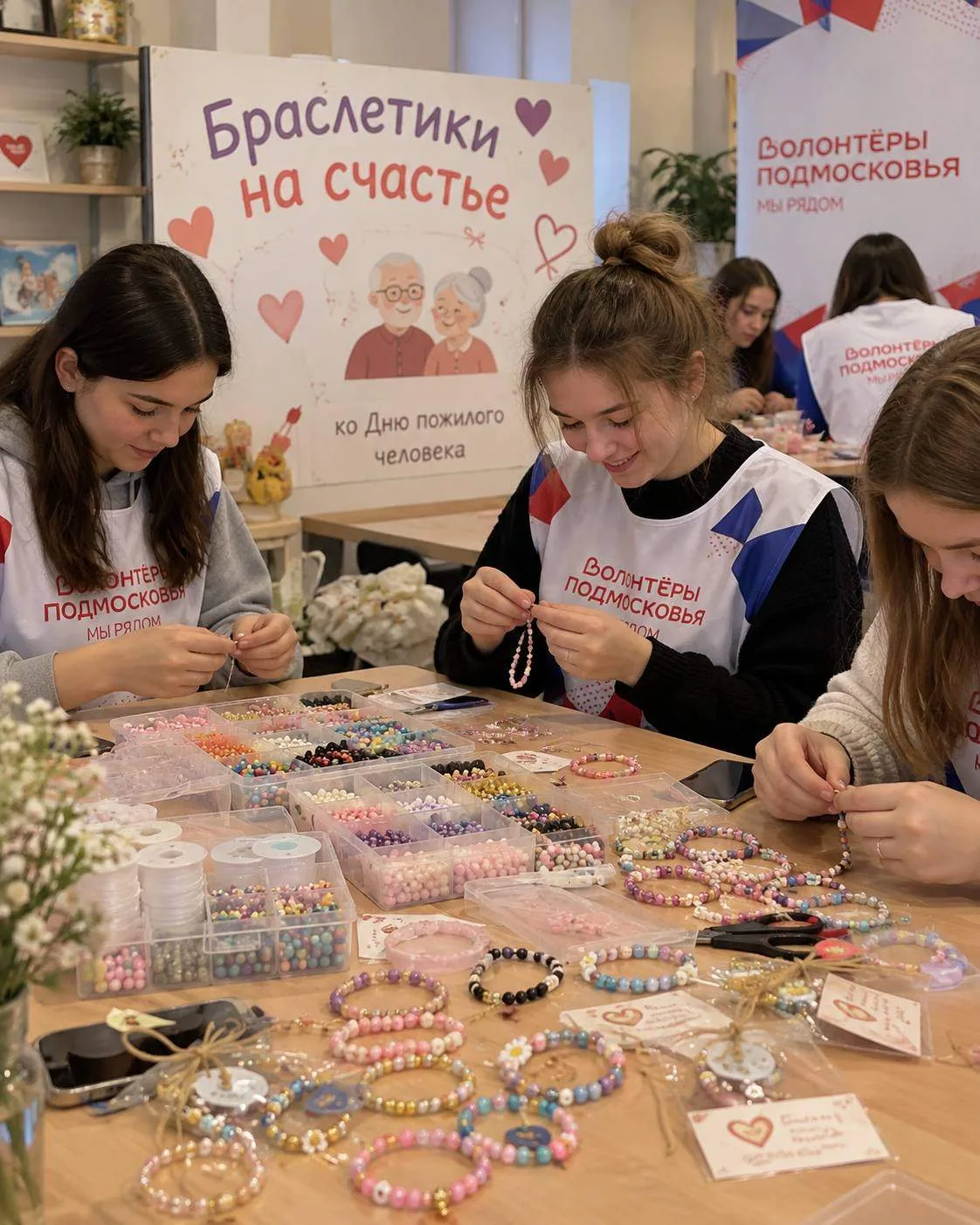 💛 Солнечногорск — волонтёры готовят подарки для пожилых