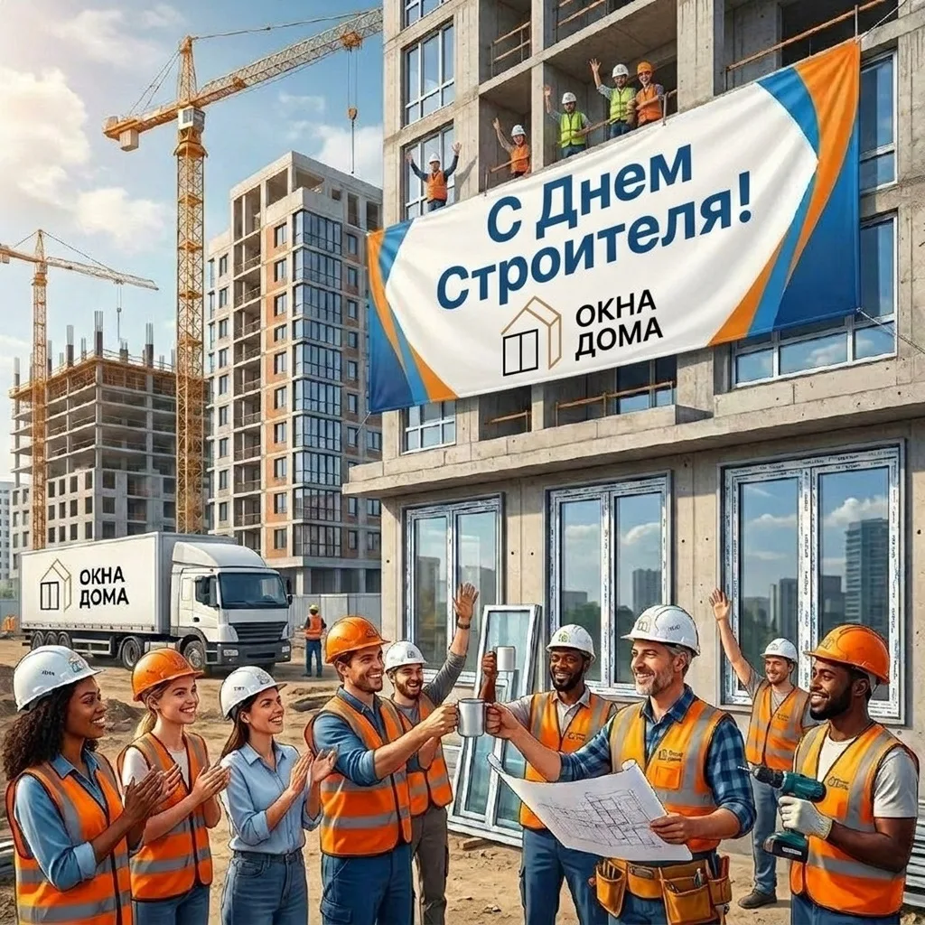 🏗️ С Днём строителя, дорогие друзья!