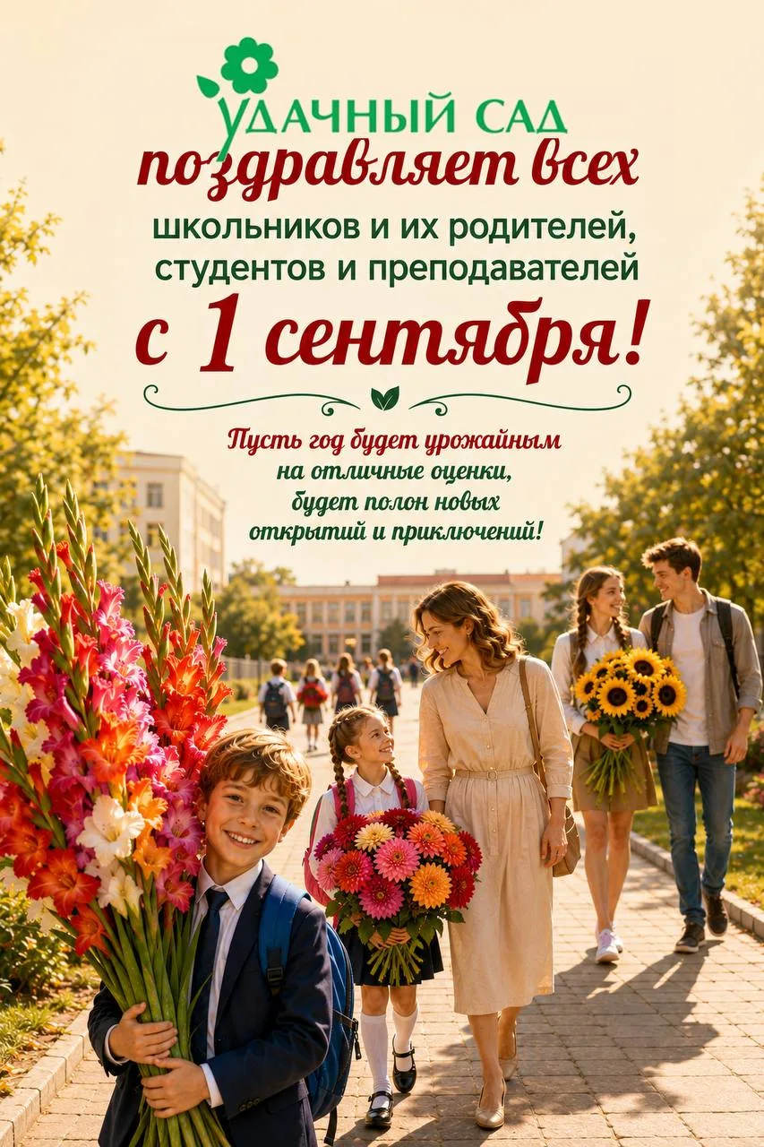 Поздравляем с 1 сентября!