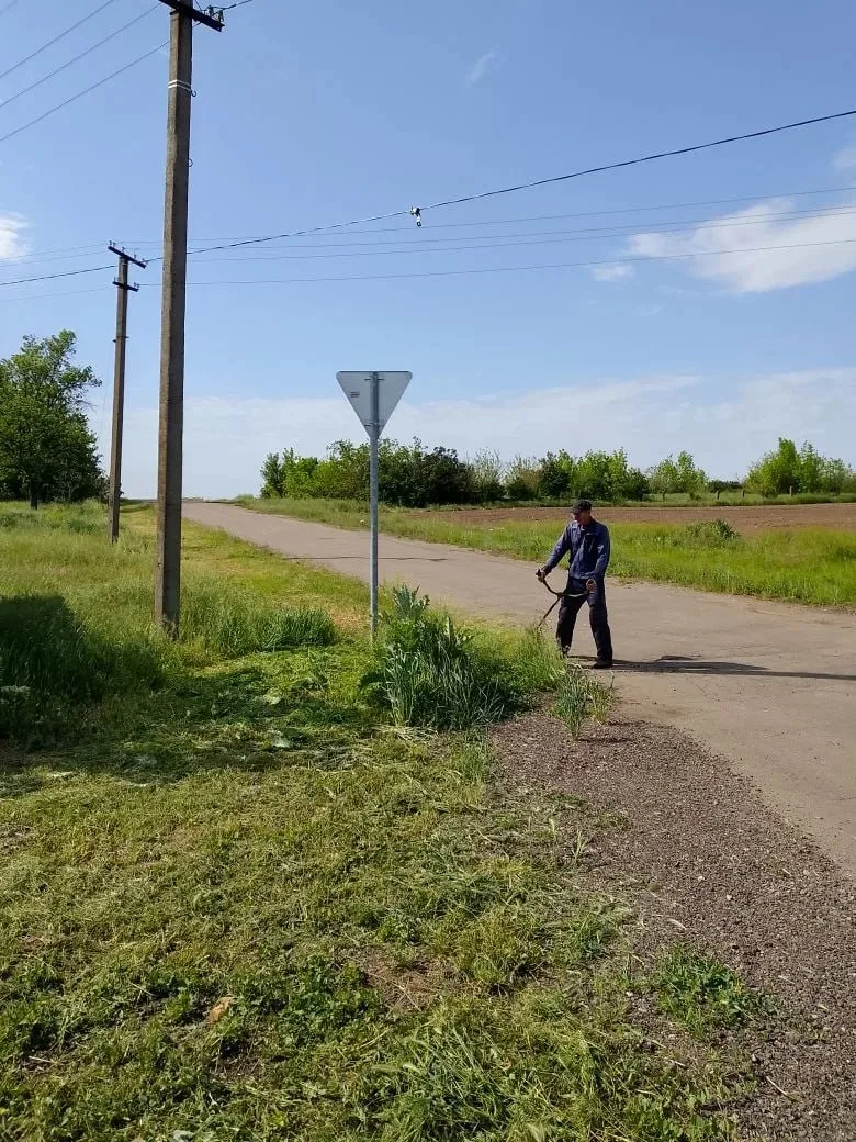 В Мелитопольском муниципальном округе продолжаются плановые работы по благоустройству территории  Со