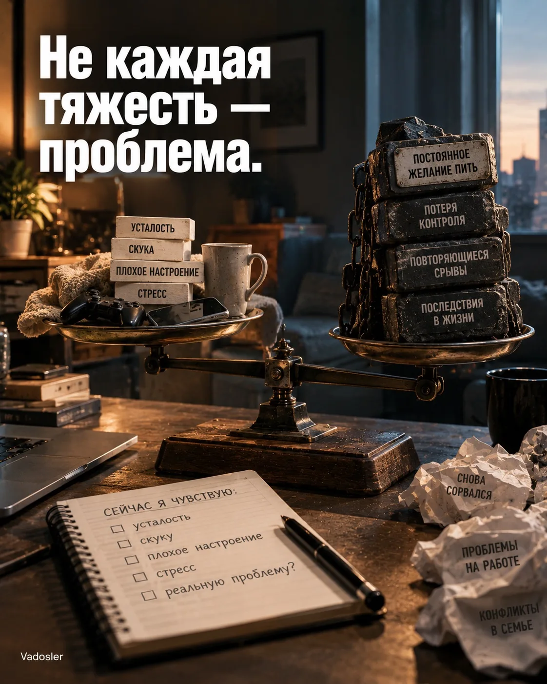 Иногда человек начинает менять жизнь не потому, что она перестала ему подходить, а пото...