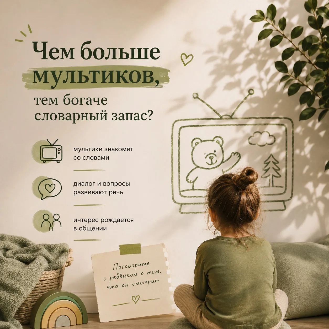 Чем больше мультиков, тем богаче словарный запас?

Недавно услышали очень знакомую фразу:

— «Он сто