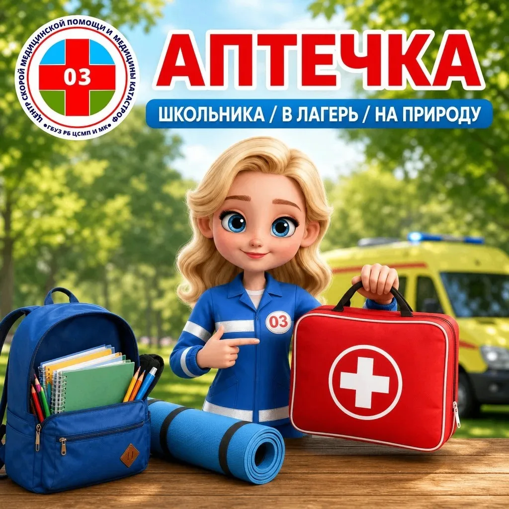 🩹 АПТЕЧКА: ШКОЛА / ЛАГЕРЬ / ПРИРОДА