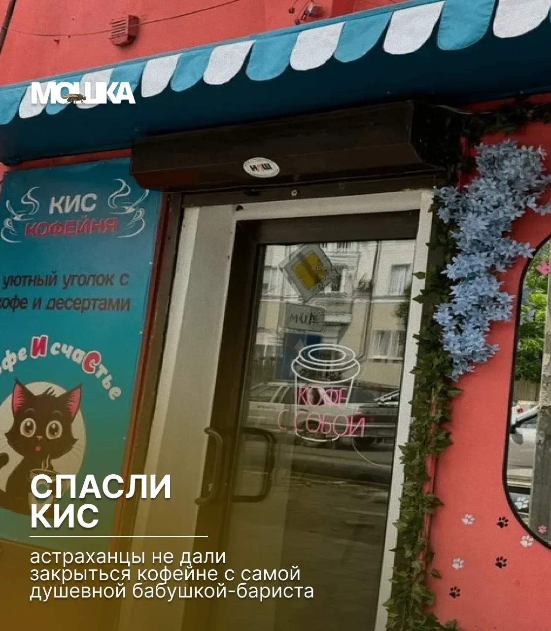 Спасли Кис: астраханцы не дали закрыться кофейне с самой душевной бабушкой-бариста

Думаю, многие зн