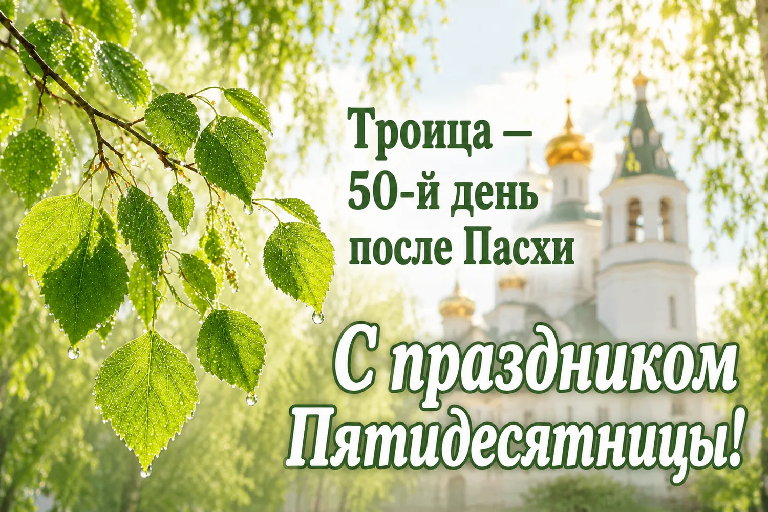 Со Светлым праздником Троицы!..