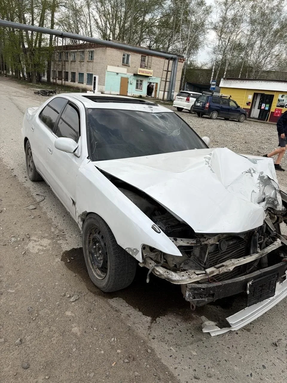 В Хабаровском крае в  лобовом столкновении пострадал мотоциклист  В поселке Мухен района имени Лазо 