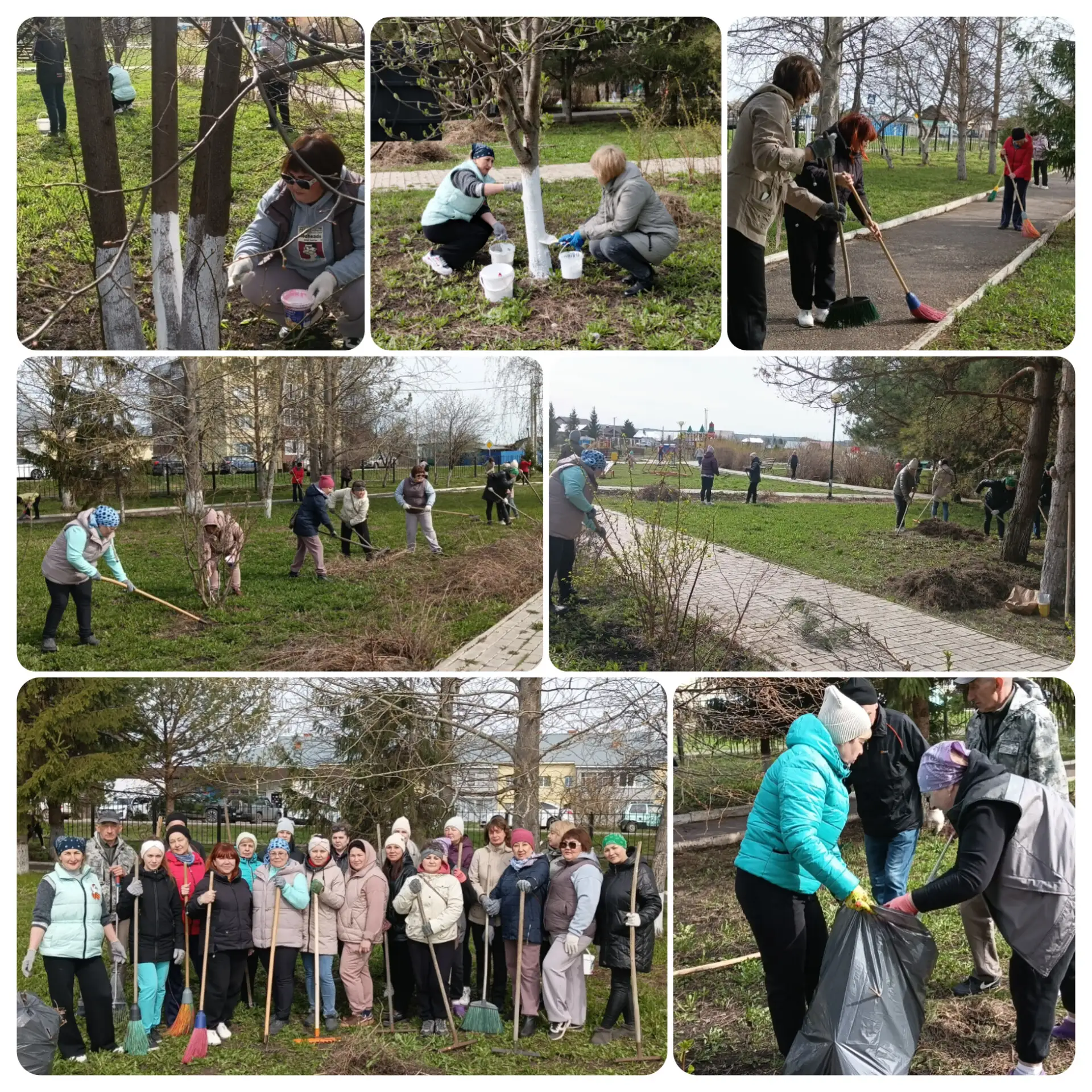 Первомайский субботник  - трудимся дружно!🌸🌲🌳