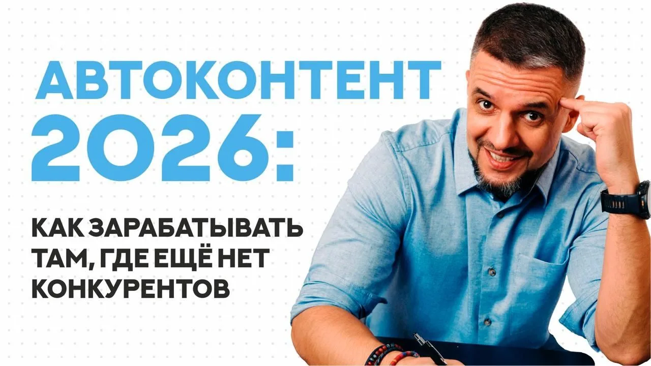 ‼️ Открыта регистрация на 4-дневный бесплатный интенсив «Автоконтент 2026»
