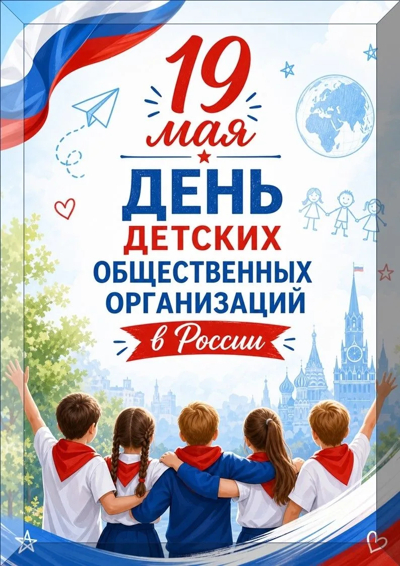 19 мая — День детских общественных организаций России!