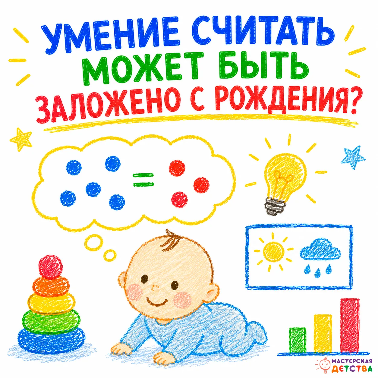 ♥️ Умение считать может быть заложено с рождения?