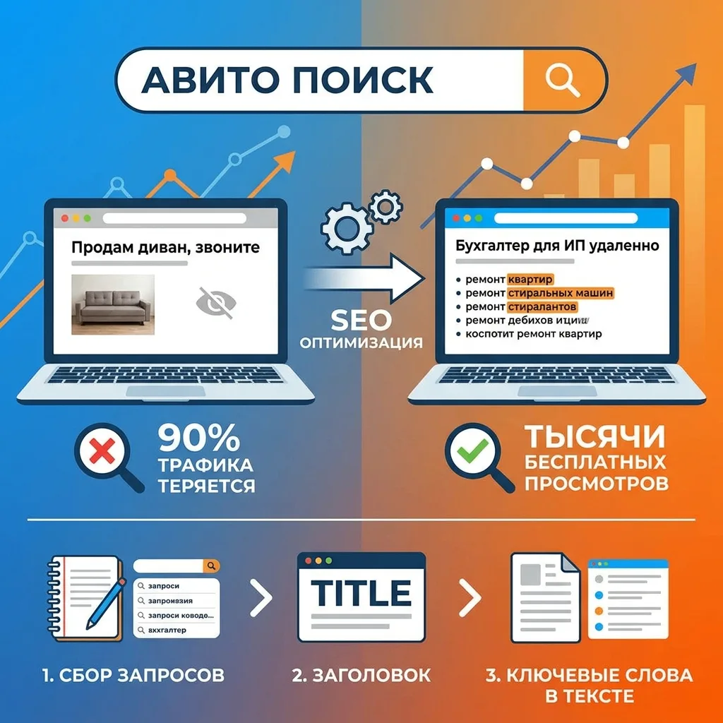 Что такое SEO на Авито. Как сделать так, чтобы клиенты находили именно вас
 

Многие продавцы думают