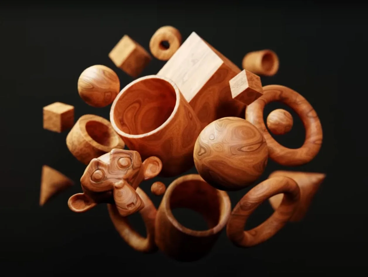 🌳  Материал дерева за 2 минуты Blender