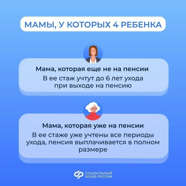 Как периоды ухода за детьми влияют на страховой стаж женщин?   ✅ С 2026 года снимаются ограничения п