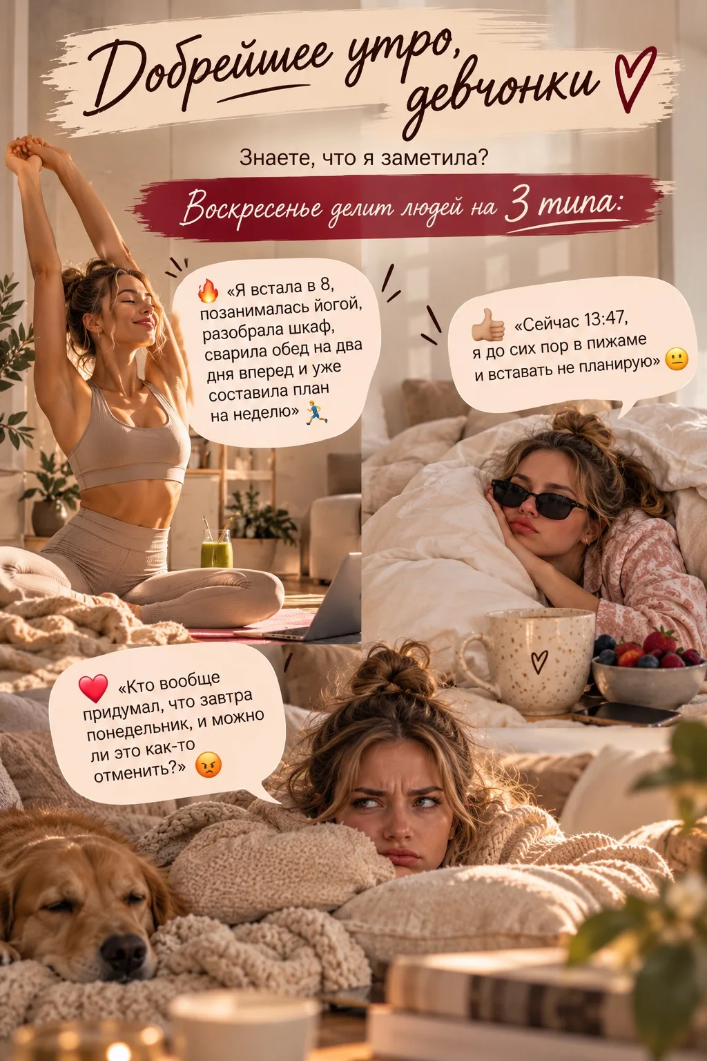 Добрейшее утро, девчонки 🥰