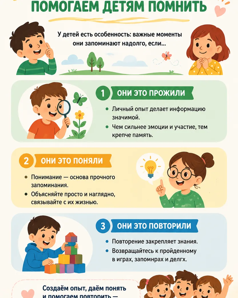 ✨ Запоминать можно легче