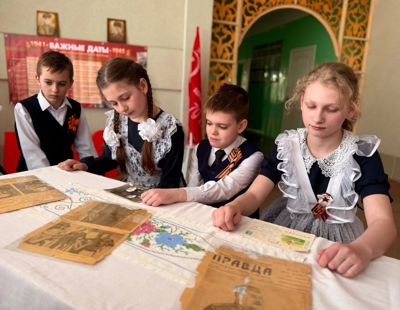 📜 Урок памяти в Штабе Победы  В нашей школе прошёл особенный урок, посвящённый событиям 1941–1945 го