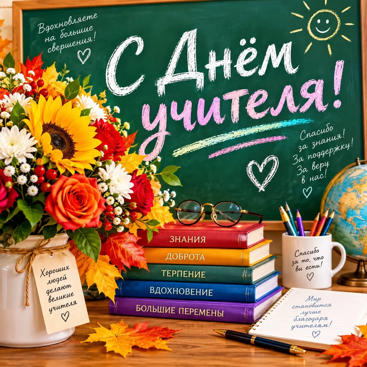 ✅С Днём учителя, дорогие педагоги Ирбитского муниципального образования!