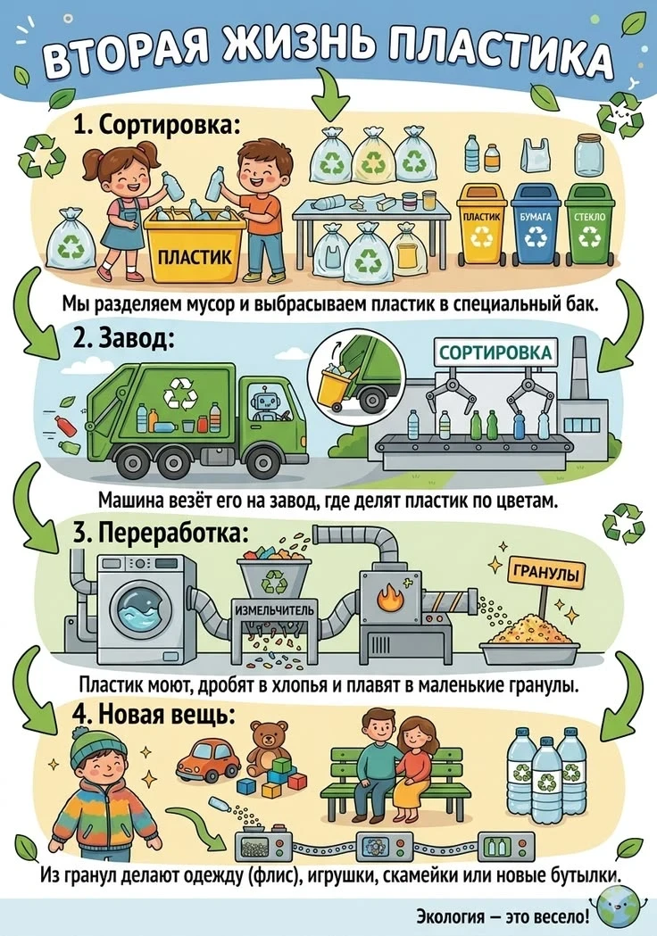 🗑 Путешествие мусора: куда он уходит после того, как ты выбросил пакет?