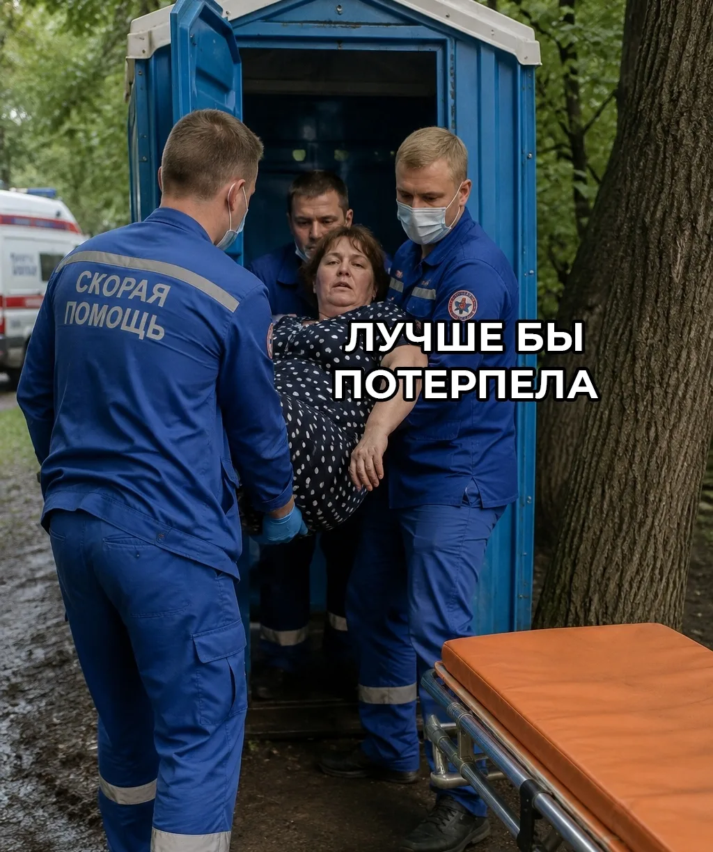 Москвичка едва НЕ УМЕРЛА в уличном туалете — женщина чуть не задохнулась в душной кабинке. 
 
Она за