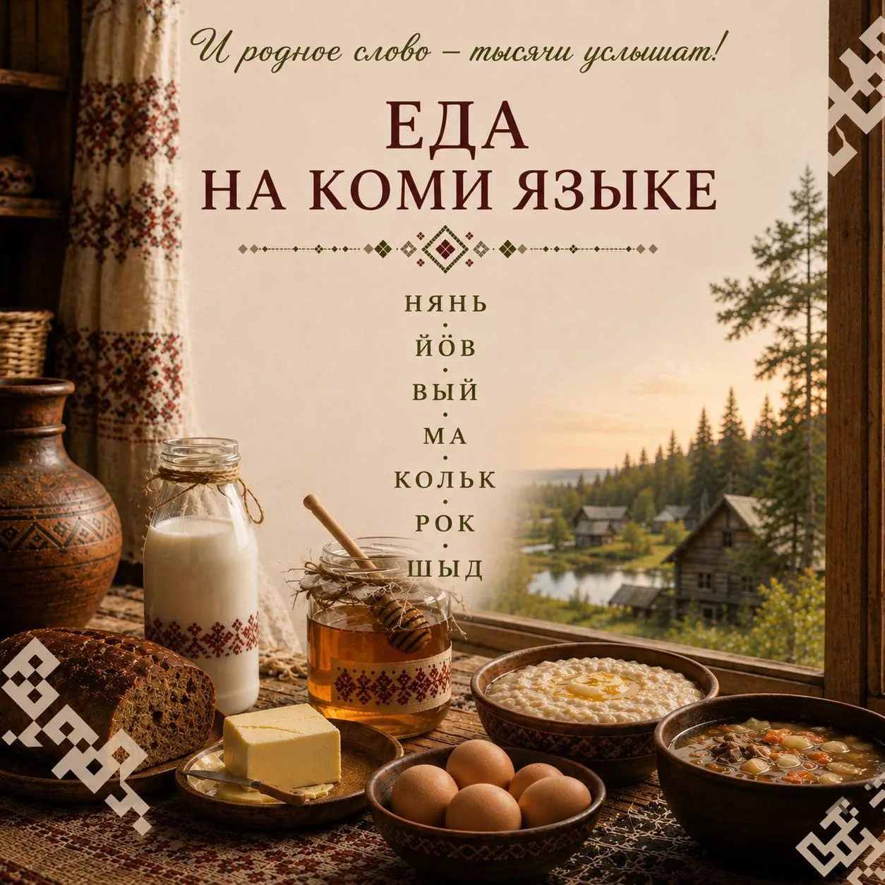 «И родное слово — тысячи услышат!»