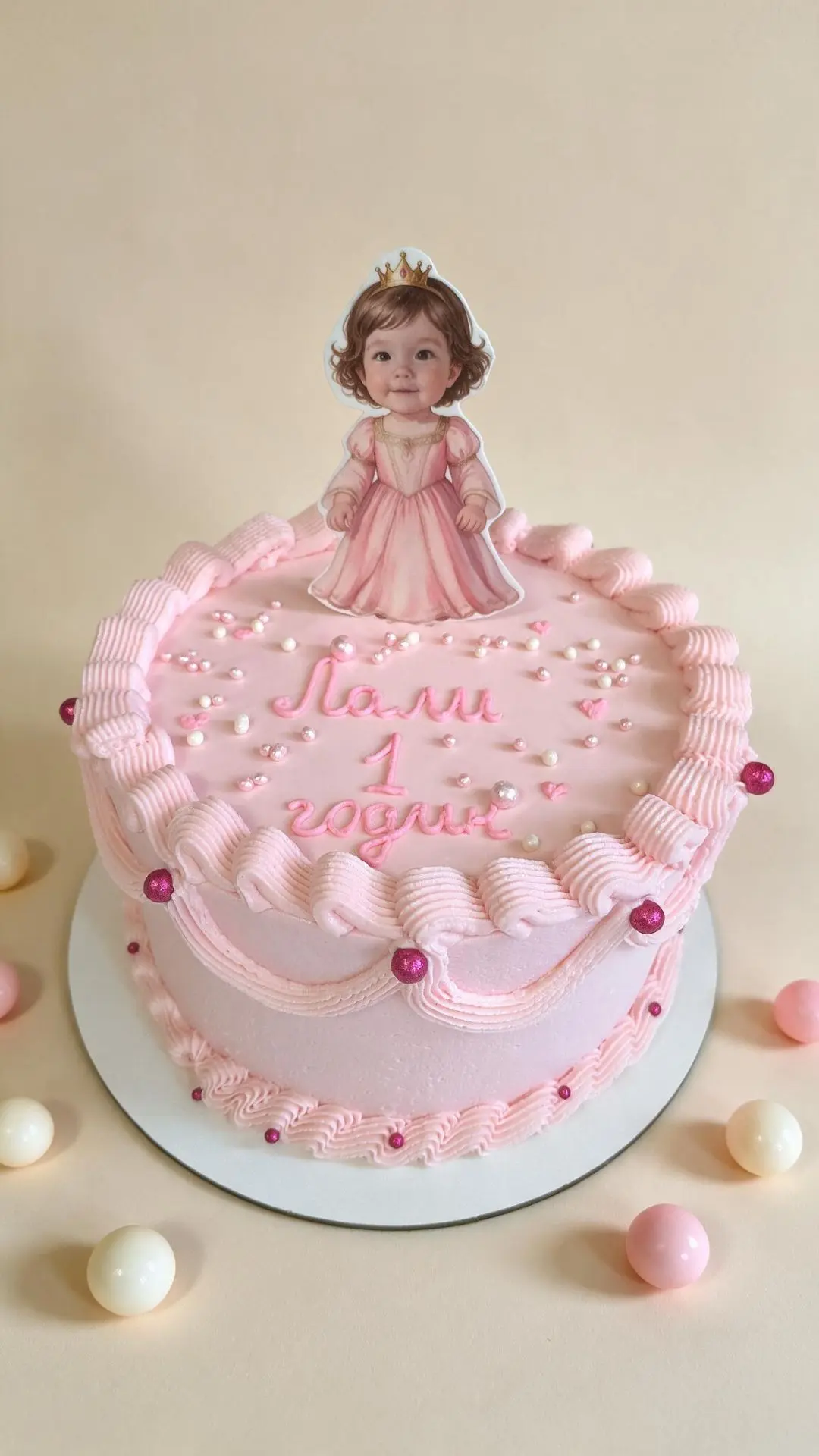 🎂 Торт для Лали: нежность снаружи, любимый вкус внутри 🩷