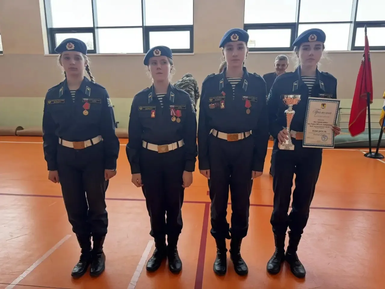 Юнармейцы Домодедовской школы №1 доказали, что они — «Сильные духом»  В городском округе Домодедово 