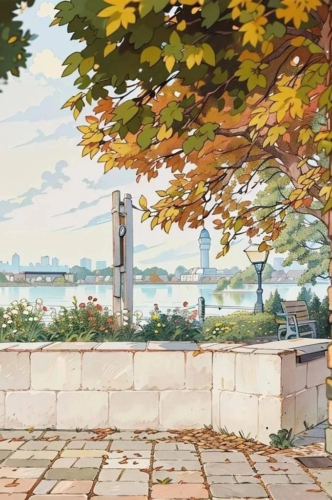 🍁Осенний Ижевск в анимационном стиле