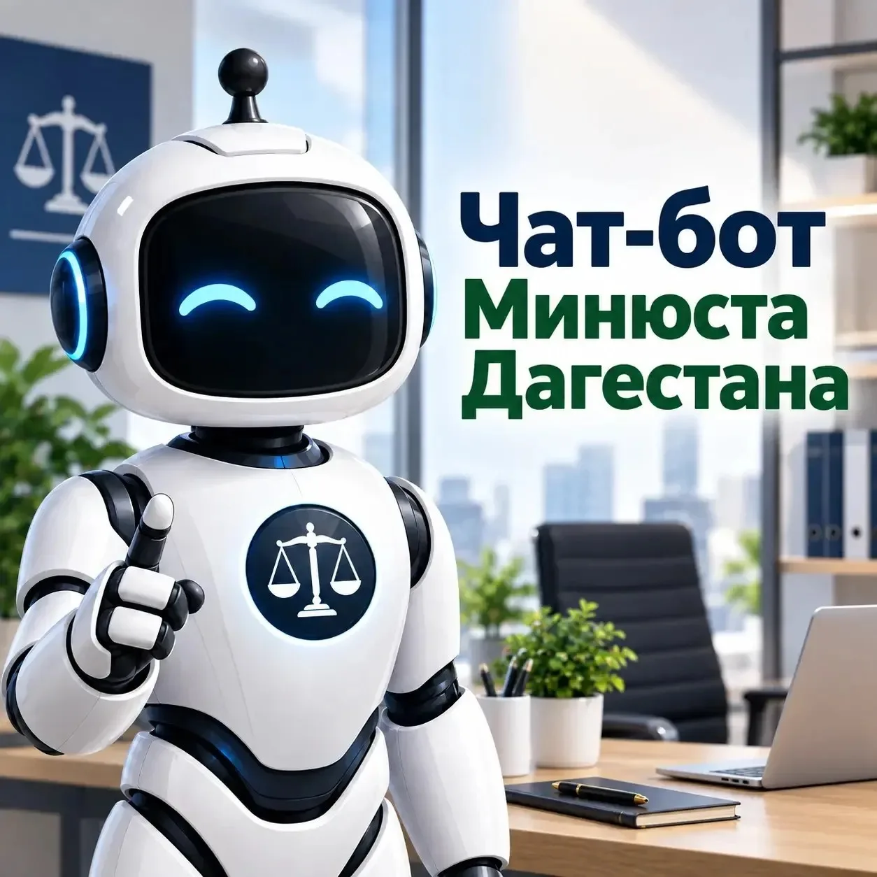 🤖 Минюст Дагестана запустил официальный чат-бот для граждан