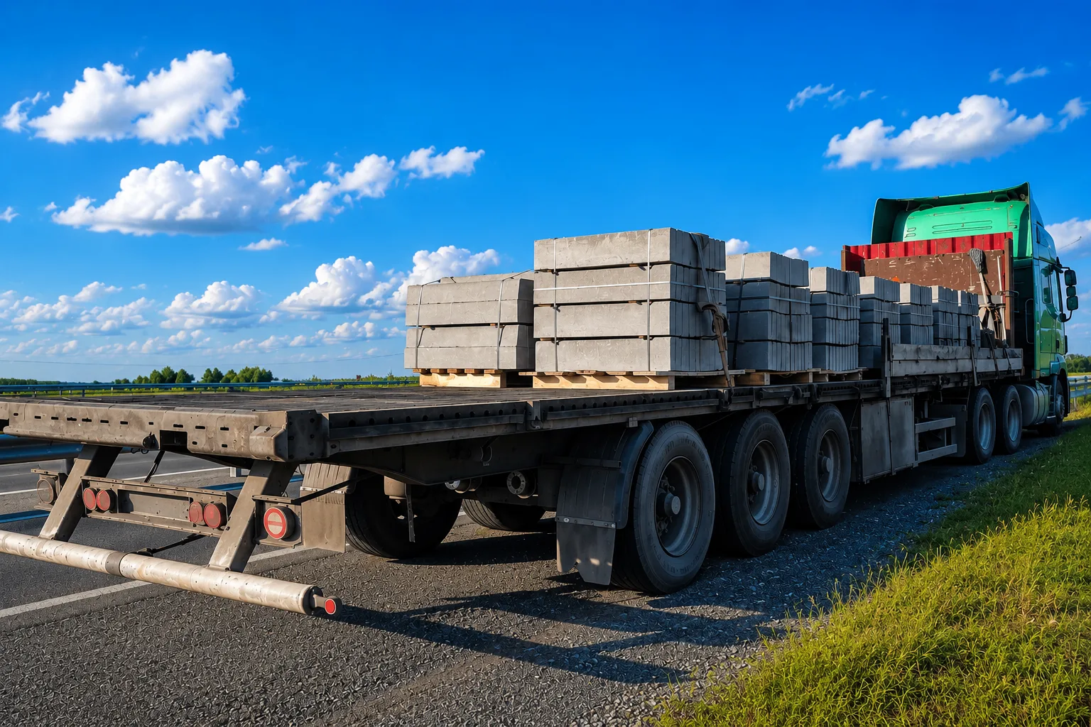 🏗️ Отгрузка бордюров для благоустройства Москвы!
