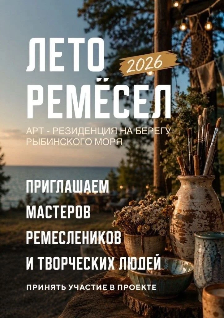 ✨Время творить и отдыхать: открыт набор в арт‑резиденцию «Лето мастеров: творческое Зол...