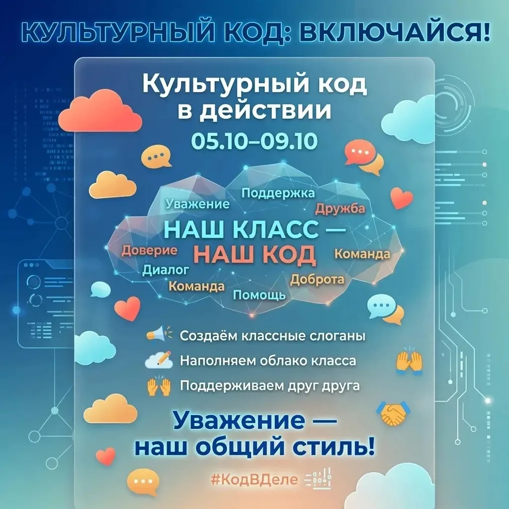 📣 Культурный код: включайся!