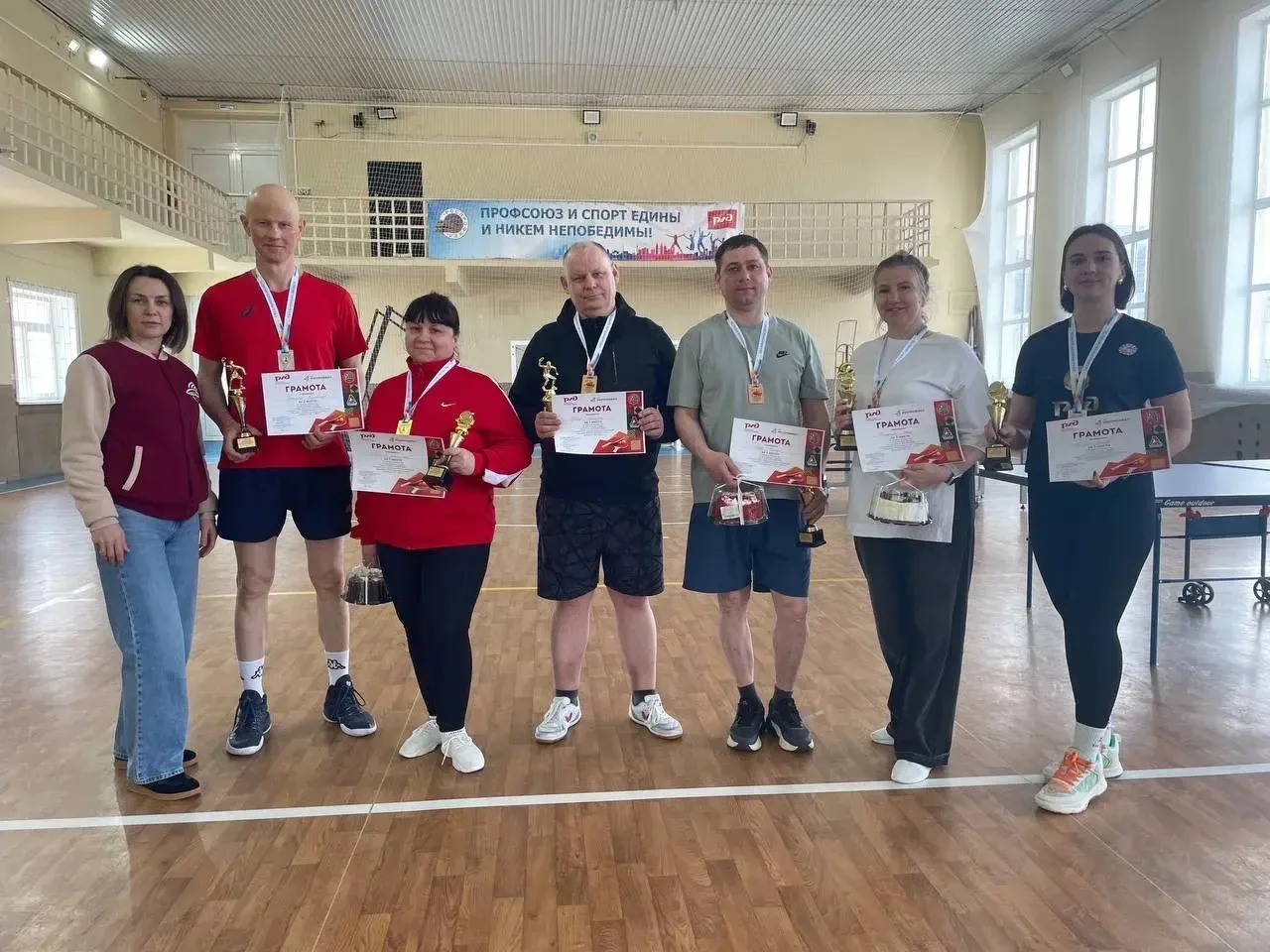 🏓 Турнир по настольному теннису  Сегодня, в г. Южно-Сахалинск на базе спортзала ДКЖД, состоялся захв